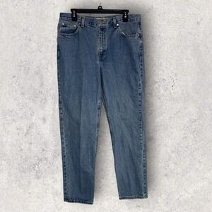 Vintage Y2K Tommy Hilfiger Jeans Womens 14 High Rise Straight Leg Denim 2001